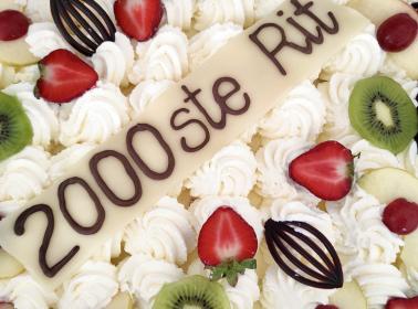 2.000e rit van de buurtauto taart